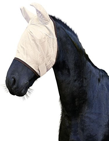 Kerbl 325851 Fliegenschutzmaske WB inklusive Ohrenschutz, braun