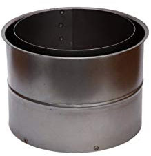 Ofenrohr Mauermuffe doppeltes Wandfutter Ø 150mm Länge 115 mm