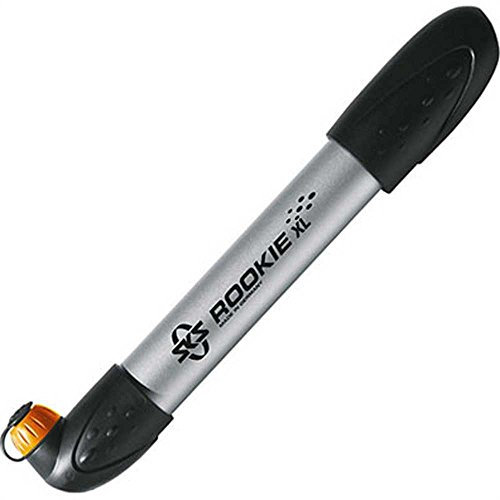 SKS Rookie XL Luftpumpe für alle Ventile reversibel Fahrrad Bike Silber schwarz