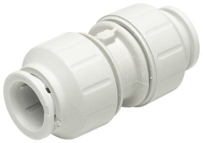 John Guest Speedfit PEM0415W 15 mm Straight Connector (bag of 10) by JG Speedfit