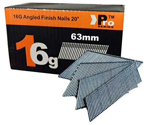 Angled 20° 2000 x 63mm - Angled 16G Second Fix Nails