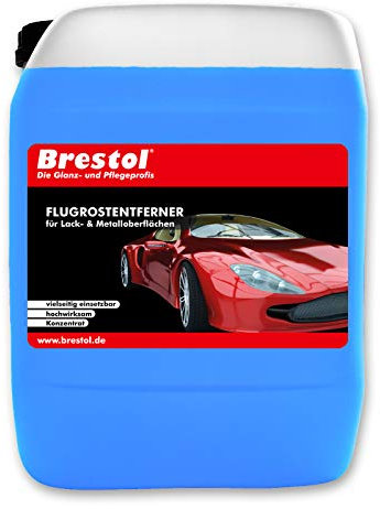 Brestol Nettoyant concentré pour la rouille volante, 5 l, pour surfaces peintes, surfaces métalliques, taches de rouille, poussière industrielle, résidus de calcaire, nettoyant de peinture,