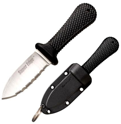 Cold Steel Super Edge, Stahl 420, Kraton, Secure-Ex-Scheide