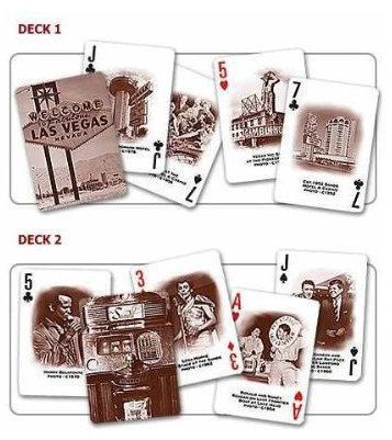 Cartamundi Las Vegas Geschichte 2 Decks Sammelkarten-Set