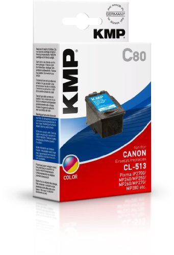 KMP Tintenkartusche für Canon Pixma iP2700/MP240, C80, color