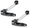 Campagnolo Unisex – Erwachsene Schnellspann-Set-07479272 Schnellspann-Set, Schwarz/Silber, Einheitsgröße