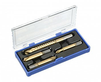 Schraubenausdreher Satz mit Fräsbohrer zum Ausbohren von abgerissenen Schrauben