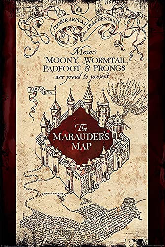 Wizarding World Harry Potter 'die Plünderer Karte' Maxi Poster,61 x 91.5 cm