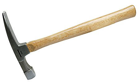 Silverline HA65 Hardwood Brick Chipping Ha mmer 24 oz (680 g) , Black