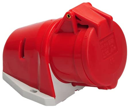 Bals CEE-Wandsteckdose 32A 5pol 400V 6h, rot, 112002