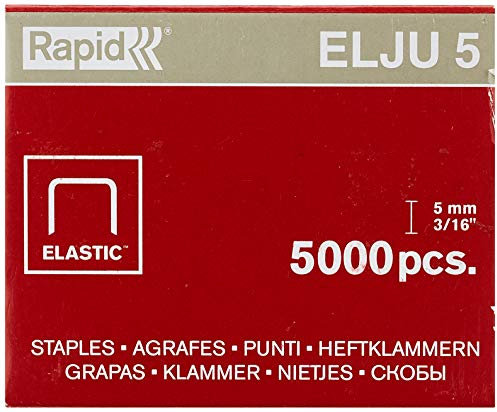 Rapid 31070513 Heftklammern Elju 5mm, verzinkt, 5000 Stück