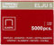 Rapid 31070513 Heftklammern Elju 5mm, verzinkt, 5000 Stück