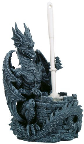 WC-Bürstenhalter in Drachenform