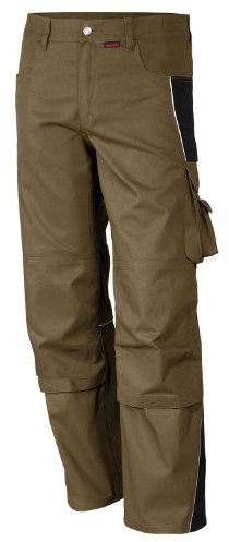Qualitex - Bundhose PRO MG 245, Khaki/SCHWARZ, 98