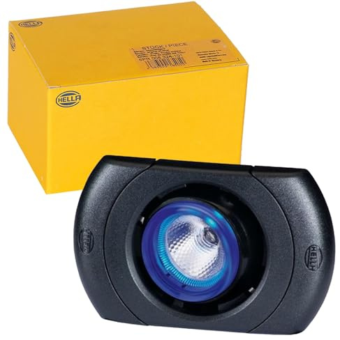 HELLA 2JA 343 700-271 Innenraumleuchte - SpotLED - LED - 12/24V - 2.5W - LED - geschraubt/Einbau/Federbefestigung - Lichtscheibenfarbe: glasklar/glasklar - Innenraum - verstellbar - Menge: 1