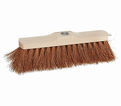 Kokosbesen PVC mit Gewinde, 30 cm