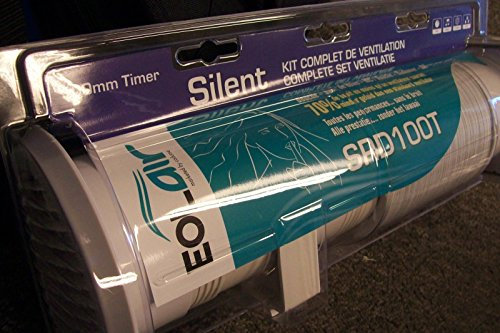 EolAir 4 100mm FULL KIT Silent Shower WC Bathroom Extractor Fan Timer Model IP24