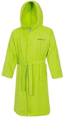 Speedo Microterry Adult, Accappatoio Uomo, Verde (Apple Green), S