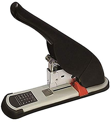 5 Star Heavy Duty Stapler Lever Arm All-Steel Capacity 100 Sheets Black