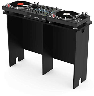 Glorious Mix Station nero – per 2 giradischi o tablet lettore CD e 1 mixer fino a 14 di larghezza, nero, Glorious DJ