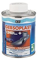 colle pour raccord en pvc rigide - geb gebsoplast gel plus - flacon 500 ml - avec pinceau