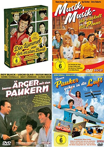 PENNE , PAUKER und die LÜMMEL VON DER ERSTEN BANK 10 deutsche Kult Komödien Klassiker aus den 60er und 70er DVD Edition