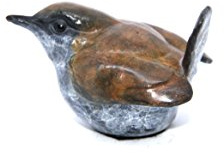 Limited Edition Hot Cast Solid Bronze Multi Patina Wren