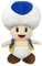 Super Mario All Star Collection Blue Toad, 8-Inch Plush