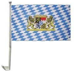 Everflag Auto-Fahne: Bayern Wappen mit Löwen