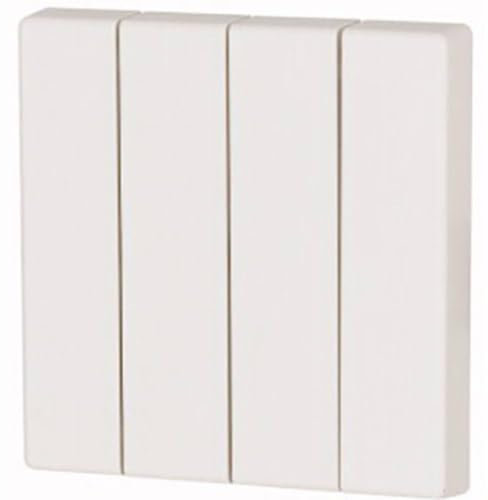 Eaton xComfort Funk Wippe, 4-fach neutral, 55 x 55 mm, reinweiß matt, CWIZ-04/01 (126050)