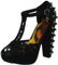 Iron Fist Lovelace Your Face T Plateau-Sandalen für Damen, Schwarz, 38 EU