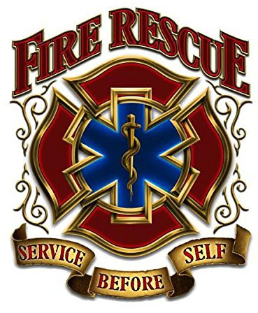 Feuerwehr-Aufkleber, zeigen Sie Ihren Stolz mit unserem goldenen Feuerwehr-Schild Patriotische Aufkleber, perfekt für Ihre Küche, Auto, Wand oder Fahrrad, Geschenke für Feuerwehrmänner 12IN gold