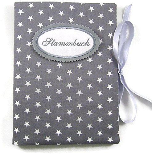 bettina bruder - Sammelmappe DIN A5 - Stammbuch Sterne grau