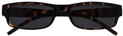 OPULIZE Occhiali Da Lettura Marrone Tartaruga Leggero Lettori Sole UV400 Uomo Donna S32-2 +2,50