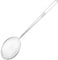 Vogue Stainless Steel Skimmer Strainer 8 - Fine Mesh, Long Handle and Wipeable Kitchen Utensil J674