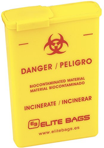 ELITE BAGS Abwurfbehälter CONBIO´S Kanülen Spritzen Entsorgungsbox Kanülenabwurfbehälter, gelb