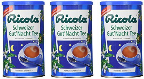 Ricola Schweizer Gut Nacht Tea - Pack of 3 X 200g