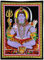 gangesindia Segen Shiva – Baumwolle Malen mit Pailletten Arbeit