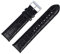 Hugo Boss Uhrenarmband 22mm Leder Schwarz Kroko - 659302186