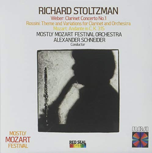 Weber: Clarinet Concerto No.1; Mozart: Andante K315; Rossini: Theme and Variations for Clarinet and Orchestra