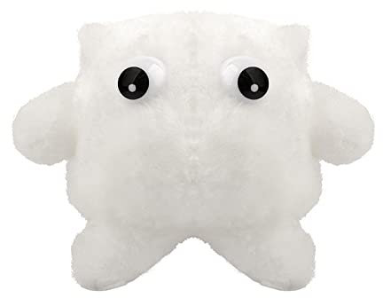 GIANTmicrobes Plüschtier mit weißen Blutkörperchen – pädagogisches Geschenk zur Genesung, erfahren Sie, wie Diese heldenhaften Zellen Sie gesund halten, inklusive Info-Karte, Gesundheit, Immunsystem,