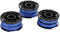 Black+Decker 2+1 Vorteilspack Fadenspule Reflex+ für Motorsense, 2 x 6 m Doppelfaden, für Black+Decker Rasentrimmer, A6441X3