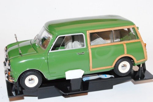 Kyosho Mini Morris Cooper Traveller Kombi Grün 1968 1/18 Modell Auto