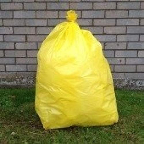 Box of 200 Yellow Refuse Sack 20kg 160 Gauge by Bristol Tool Company