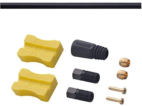 SHIMANO Unisex – Erwachsene Scheibenbremsleitung-2090323510 Scheibenbremsleitung, Schwarz, 1000mm