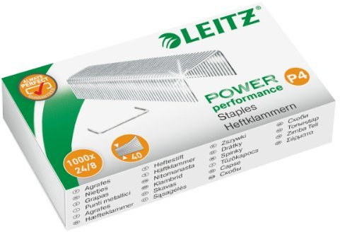 Leitz Heftklammern | Verschiedene Größen und Mengen wählbar (1, 24/8mm)