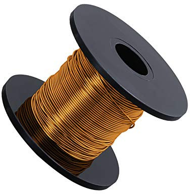 Light Gold Beading Copper Craft Wire 0.50mm 25 Metre Reel