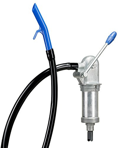 Handpumpe für Diesel/Heizöl Saugrohrlänge 1500mm 12l/min | Manuelle Dieselpumpe für Öle bis SAE 50, Petroleum und Frostschutz – für Fässer 60–220 l und Tanks bis 1000 l