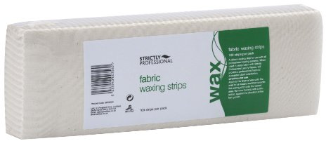 Strictly Professional Fabric Waxing Strips – Pack of 100 – Non-Woven Hair Removal Strips for Body Waxing – Strong Grip for Clean & Smooth Results – Salon Quality