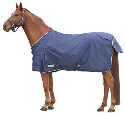 WALDHAUSEN Comfort Regendecke mit Kreuzbegurtung, Rückenlänge 115 cm, Marine